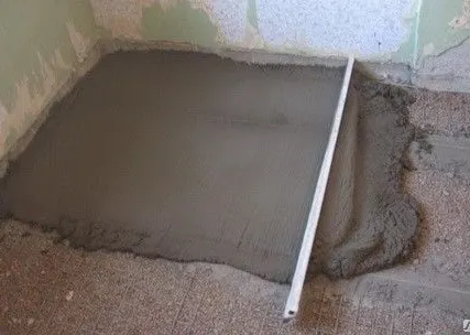 Фото №0 Настил линолеума (на клей)