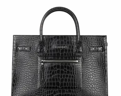 фото Черная сумка Базель с фактурным тиснением TJ COLLECTION XT 8465924 BLC