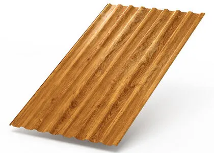 Фото №0 Профнастил МП-20, ECOSTEEL Кедр, 0.5, цена за м.кв