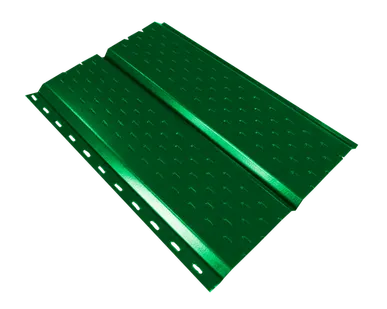 фото Сайдинг Кровля Сервис Брусnika софит Зеленый лист 0,45 мм Полиэстер