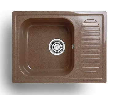 фото Мойка ГЛЯНЦЕВАЯ КВАРЦ 640LL -6 ТЕРРАКОТ