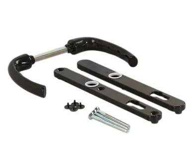 фото Гарнитур нажимной HOPPE Tokyo со сплошной накладкой (24 мм), коричневый