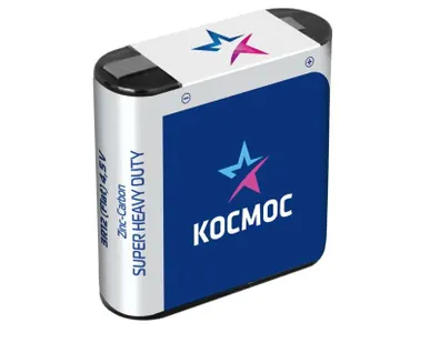 фото Элемент питания солевой "квадрат" 3R12 Космос KOC3R12
