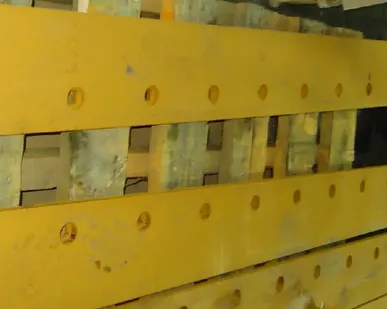 фото Нож средний 1168х155х20 (Сталь 45) для спец-техники Mitsuber MG-150R (передний отвал)