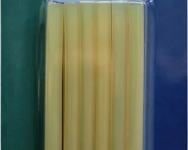 фото Стержни клеевые ПРАКТИКА цвет желтый, прозрачный, 7 х 100 мм,