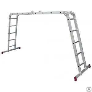 фото Шарнирная стремянка-трансформер универсальная krause 5+4+4+5 085078