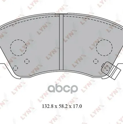 Фото №0 Колодки Тормозные Дисковые | Перед | LYNXauto арт. BD3619