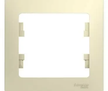 фото Рамка oдноместная Schneider Electric Glossa бежевая