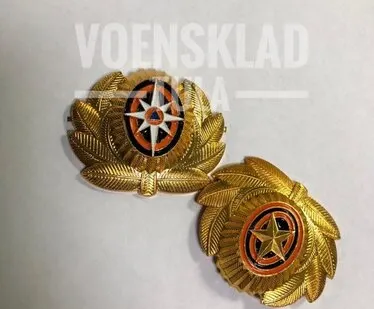 фото Кокарда МО большая с листьями