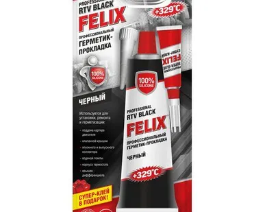 фото Профессиональный герметик-прокладка нейт. (черный) 85г FELIX 411040059