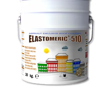 фото Битумно-полимерная мастика ELASTOMERIC – 510 на водной основе.