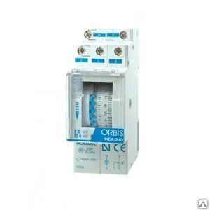 фото Реле времени модульное суточное orbis inca duo d ob330132