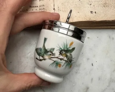 фото Кодлер на 1 яйцо Royal Worcester Птицы Англия