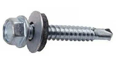 фото Саморез для крепления кровельных материалов 5,5х 25 цинк 150 шт СтройКреп