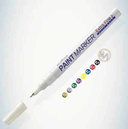 Фото №0 Маркер-краска Extra Fine 1мм нитро-основа бел. MunHwa Б0048236