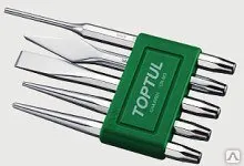 фото Набор бородков и зубил, 5шт Toptul