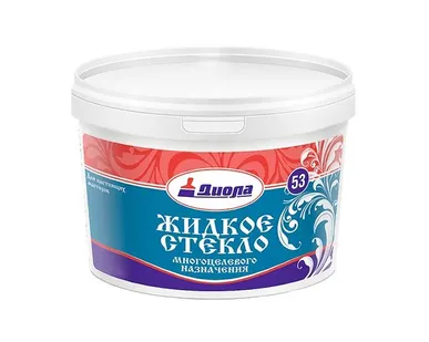 фото Жидкое стекло натриевое Диола Д-53, 1,4 кг