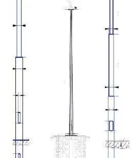 фото Опора освещения ОТ3ф-8,0