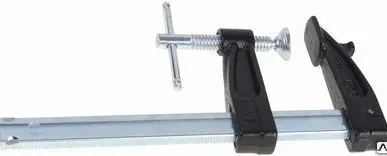 фото Струбцина KRAFTOOL "PRO" тип "F", с мультипликаторной прижимной втулкой, 10