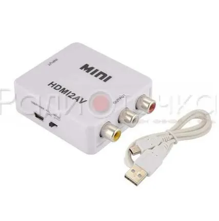 Фото №0 Конвертер HDMI->3RCA Video + Audio L/R