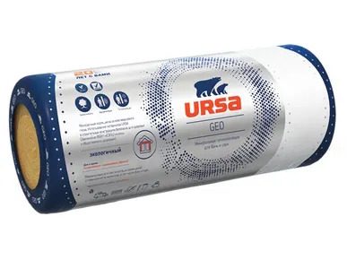фото Стекловолоконный утеплитель Ursa Geo М-11/50 10000х1200х50 мм / 2 шт.
