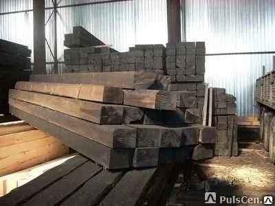 Фото №0 Шпала деревянная пропитанная 1 и 2 тип, Брус Б-2,А-4