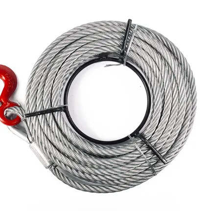 Фото №0 КАНАТ 20 м для лебёдки TOR МТМ 3200, 3,2 т (тип 
ZNL) d=16мм