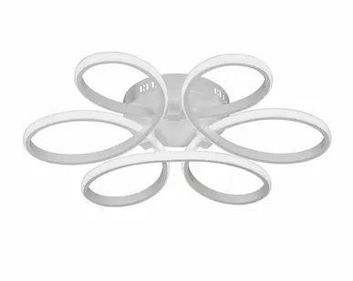 фото Светодиодный светильник Vitaluce V04618-03/6PL, LED 85Вт, 3000К, 3310лм белый матовый