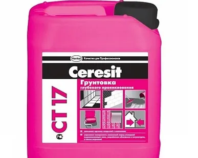 фото Грунтовка Ceresit СТ-17 10л 0,1-0,2л/м2