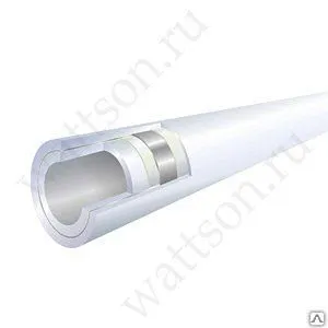 фото Труба армированная алюминием FUSITEK Труба PN25 PPR/AL/PPR SDR 6 — 32 x 5,