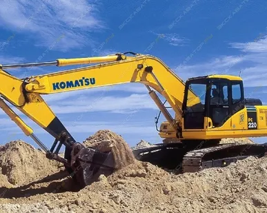 фото Аренда гусеничного экскаватора Komatsu PC200-7, Омск