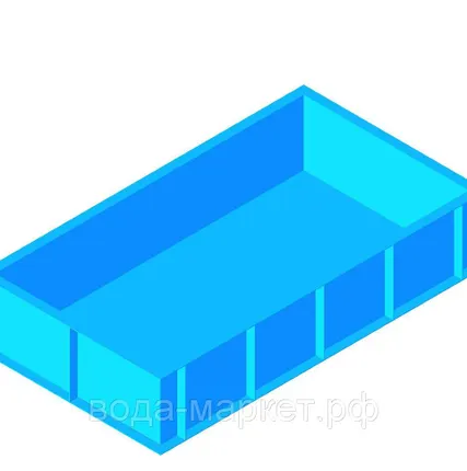 Фото №0 Прямоугольный бассейн 3,0х3,0х1,5 м - 13 м3