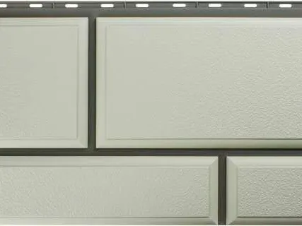 Фото №0 Фасадная панель Камень Флорентийский (белый)