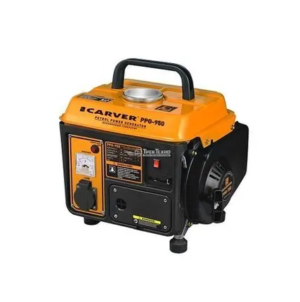 Фото №0 Генератор бензиновый Carver PPG-950