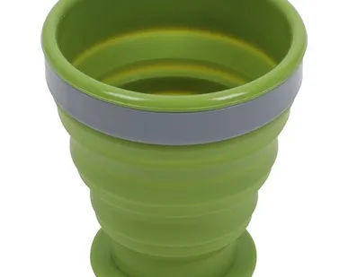 фото Стакан силиконовый оливковый 200 мл Track