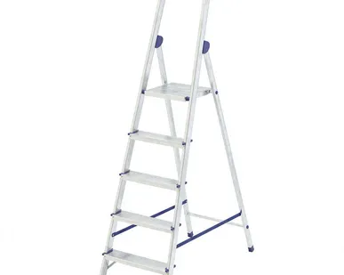 фото Стремянка алюминиевая с органайзером &quot;УНИВЕРСАЛ&quot;, 5 ступеней Сибртех