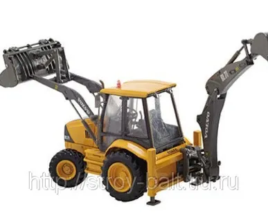 фото Аренда экскаватора-погрузчика Volvo, JCB, TEREX в СПб с гидромолотом!