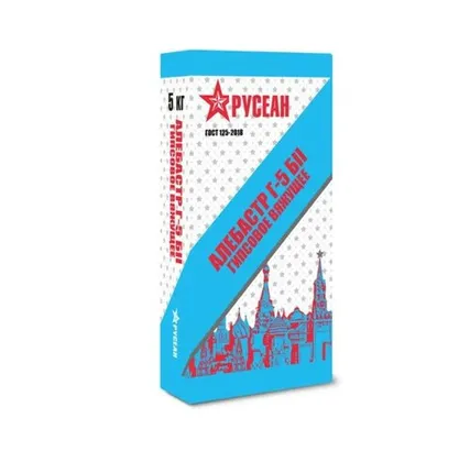 Фото №0 Гипс Г-5 Алебастр Русеан 5 кг