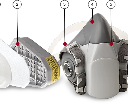 Фото №0 Респиратор для окрасочных дорог PR-1