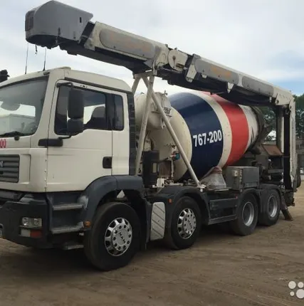Фото №0 Автобетоносмеситель транспортерная лента с подачей 17 м.