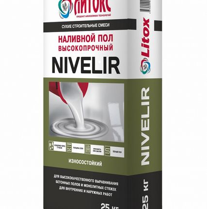 Фото №1 ЛИТОКС NIVELIR Наливной пол 25 кг