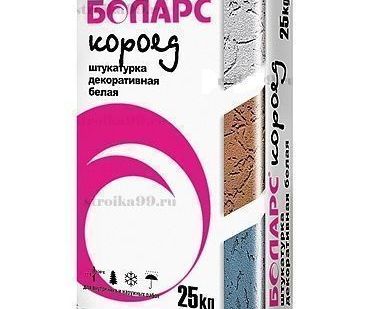 фото Штукатурка Боларс декоративная КОРОЕД фракция 2,5 (25 кг)