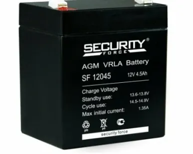 фото Аккумулятор 12В 4.5А.ч Security Force SF 12045