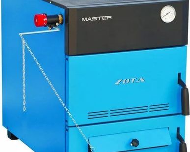 фото ZOTA Master котел стальной твердотопливный КСТ-18 кВт