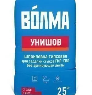 фото Шпатлёвка Унишов Волма 25кг