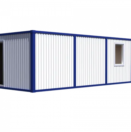 Фото №0 Модульное здание штаб строительства с туалетом тамбуром и кладовой Модель: ВМ-М04 6.0 х 12.0 х 2.6