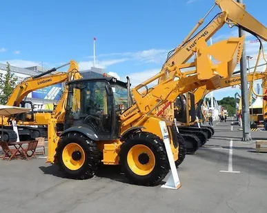 фото Экскаватор погрузчик Liugong CLG 777A-S Крабовый ход