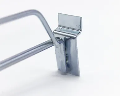 фото Крючок на экономпанель одинарный с ценникодержателем 250мм, d=6мм, цинк