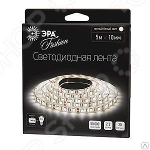 фото Лента светодиодная Эра LS5050-30LED-IP20-WW-5m