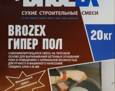 фото Наливной пол, Brozex 20 кг